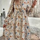  Floral Tiered Dress