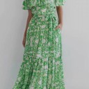 Small Green Off the Shoulder Dress