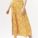  Maxi skirt with slit detail
