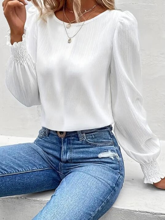 Long sleeve blouse