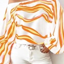 Small Yellow Striped off shoulder blouse