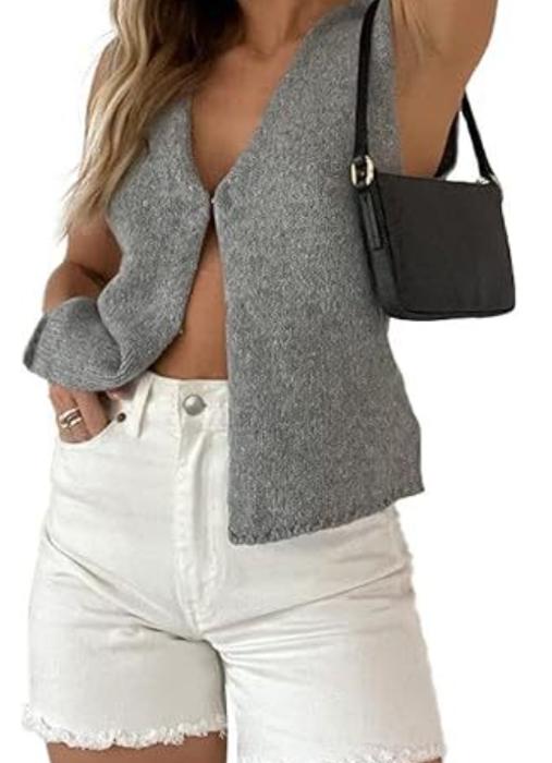 Miss Sparkling Tie front tank top