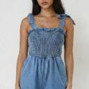  Denim romper