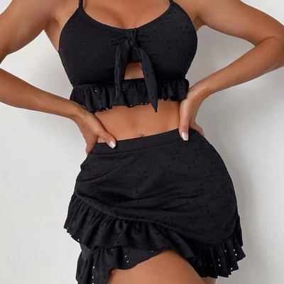 Miss Sparkling 3 piece swimsuit and cover up set