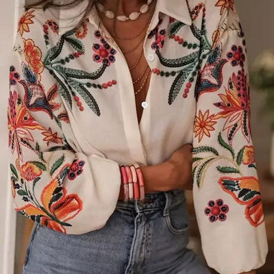 Women's Floral Digital Print  Shirt