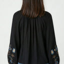  Miss Sparkling Bohemian Embroidered Floral  Blouse