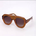  Miss Sparkling Retro Oversized Square Sunglasses
