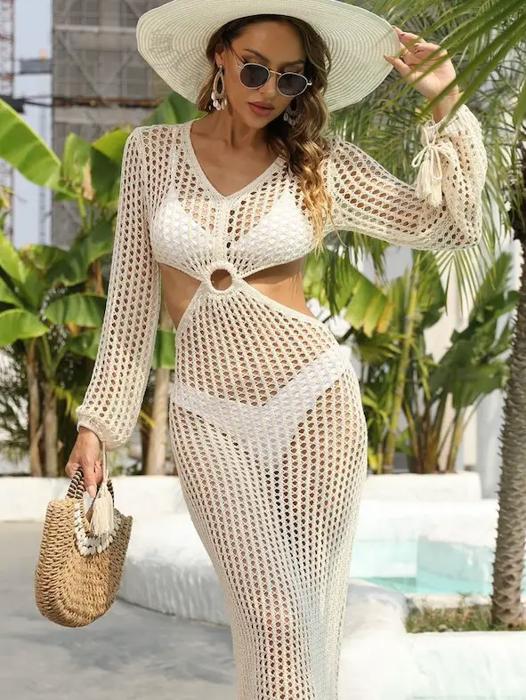 Crotchet Cover Up Dress