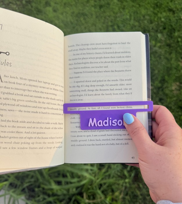 Personalized Reading Guide Bookmark | Book Page Tracker | Set of 2