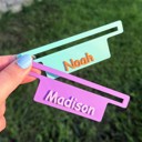  Personalized Reading Guide Bookmark | Book Page Tracker | Set of 2