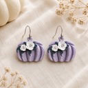  Choose 2 Floral Pumpkin Earrings | Fall Dangle Jewelry