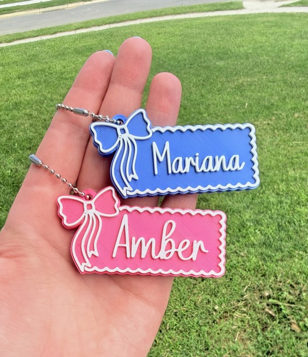 Personalized Pop Top Can Opener Nail Saver Keychains | Set of 2