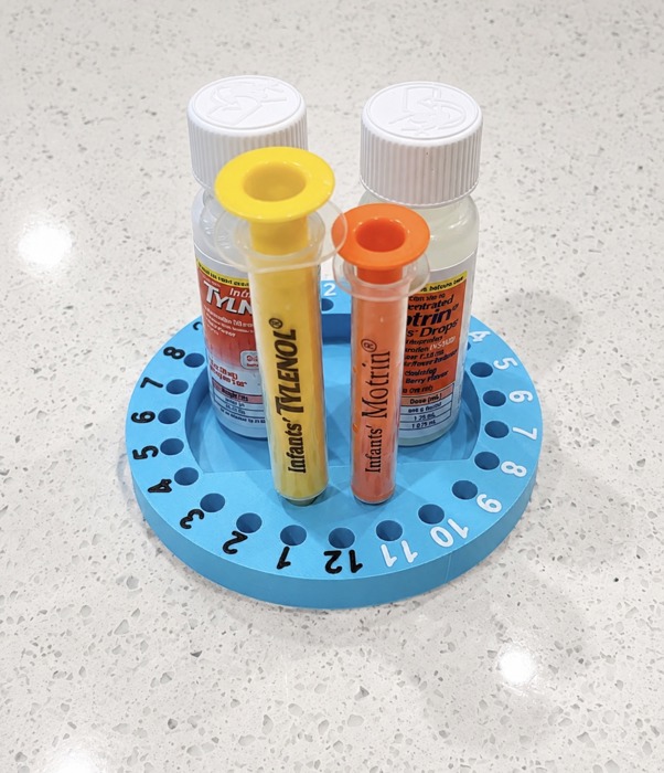 Kids Medicine Dose Tracker | AM PM Medication Organizer
