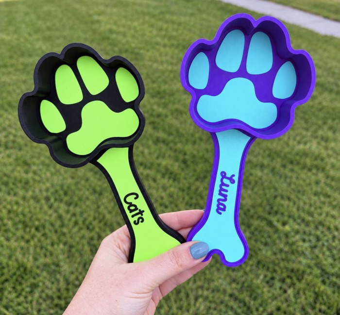 Personalized Pet Food Scoop | Dog Cat Food Treat Scoop