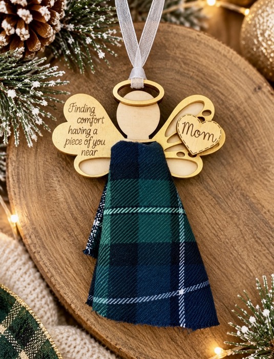 Personalized Memorial Angel Ornament | Loved One Keepsake