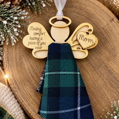 Personalized Memorial Angel Ornament | Loved One Keepsake