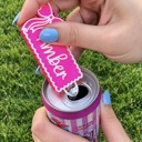  Personalized Pop Top Can Opener Nail Saver Keychains | Set of 2