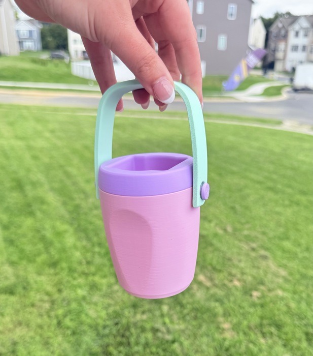 Reusable Juice Box Holder for Kids – Toddler Drink Box Handle, No-Squeeze Juice Box Cup Holder, Kids Snack & Travel Accessory