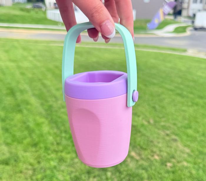 Reusable Juice Box Holder for Kids – Toddler Drink Box Handle, No-Squeeze Juice Box Cup Holder, Kids Snack & Travel Accessory