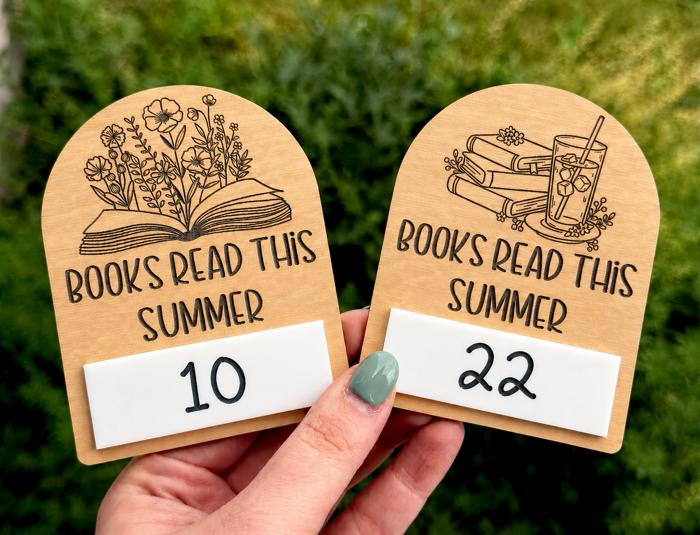 Books Read This Summer Dry Erase Magnet Reading Tracker