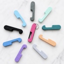  2 Pack Hair Tie Holder Keychains | 3D Printed Hair Tie Organizer | Backpack Accessory