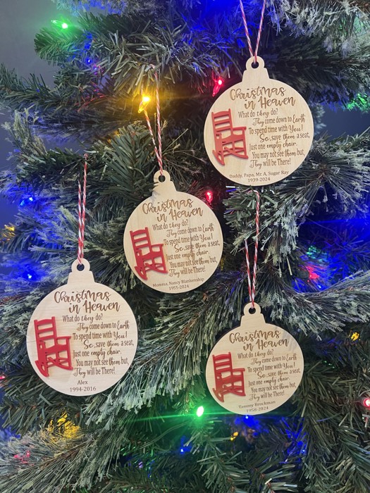 Christmas in Heaven Ornament – A Memorial Keepsake for Loved Ones