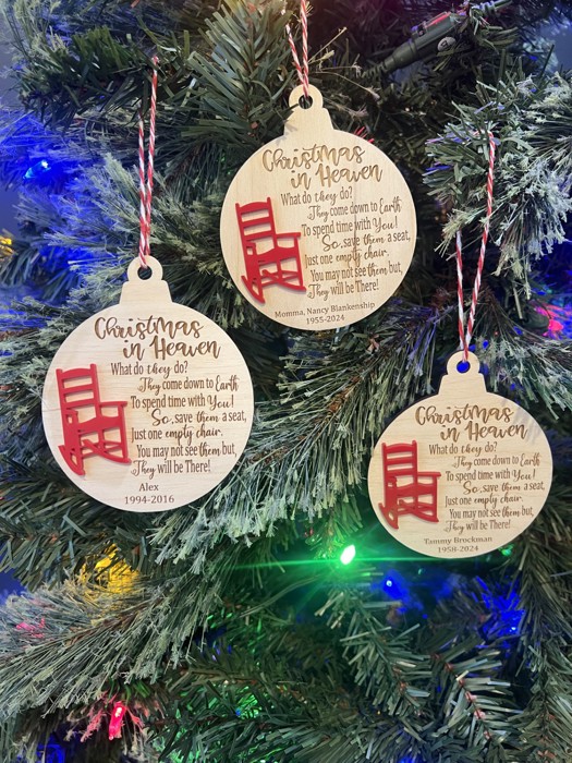 Christmas in Heaven Ornament – A Memorial Keepsake for Loved Ones