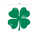  Four Leaf Clover Self Inking Stamp / 2000 Plus Green Ink Rubber Stamp