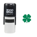  Four Leaf Clover Self Inking Stamp / 2000 Plus Green Ink Rubber Stamp