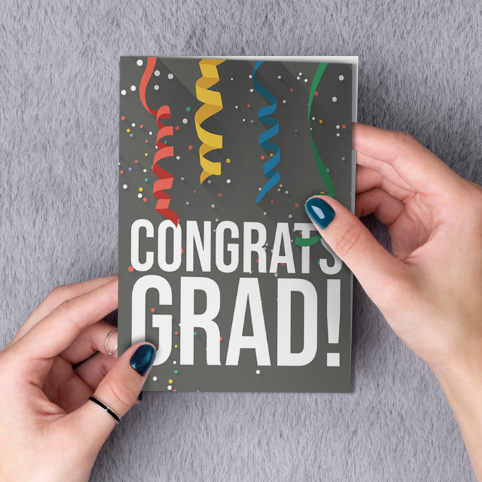 Colorful Graduation Card Assortment / Set of 24 Cards With White Envelopes / Four Modern Designs