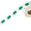  Four Leaf Clover Stickers / St. Patrick's Day 1" Luck Sticker / 500 Lucky Shamrock Holiday Craft Labels / Made In The USA
