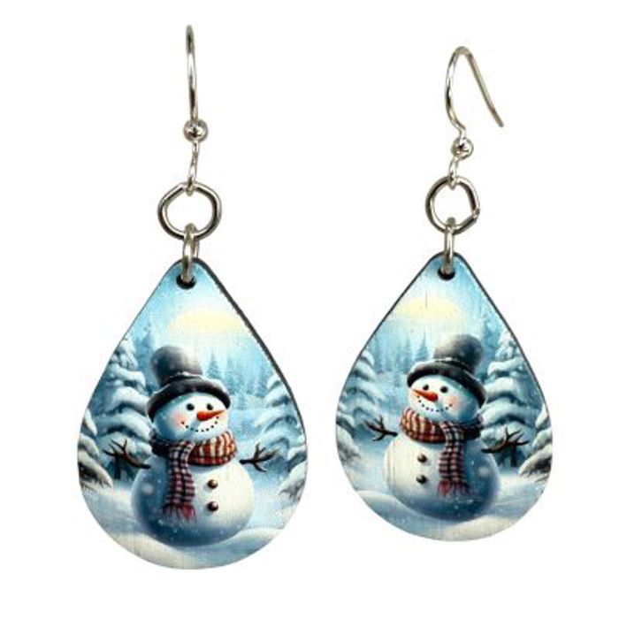 Jolly Snowman Earrings