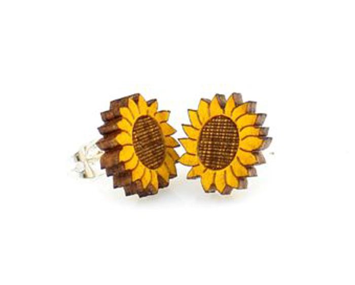 Sunflower Stud Earrings