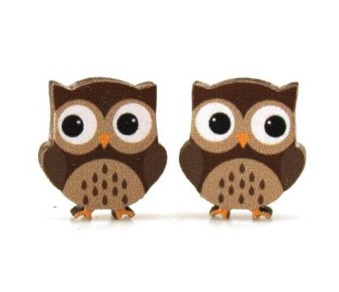 Owl Stud Earrings