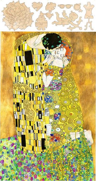 The Kiss Whimsical Wood Puzzle 303PSC