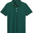 Hunter Green 14 Galaxy by Harvic Boys School Uniform Polo (Little Boys & Big Boys)