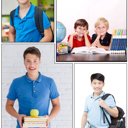 Navy Blue 18 Galaxy by Harvic Boys School Uniform Polo (Little Boys & Big Boys)