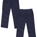 Navy & Navy 5 Boy's 2-Pack Super Stretch Slim Fit Chino Pants (Size 4-20)