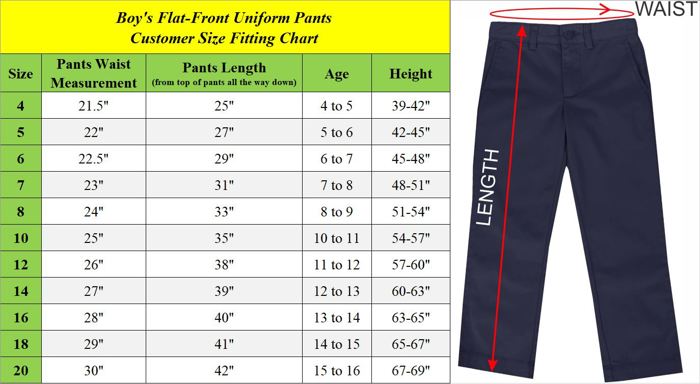 Boy's 2-Pack Super Stretch Slim Fit Chino Pants (Size 4-20)