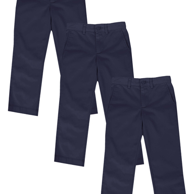 Boy's 3-Pack Super Stretch Slim Fit Chino Pants (Size 4-20)