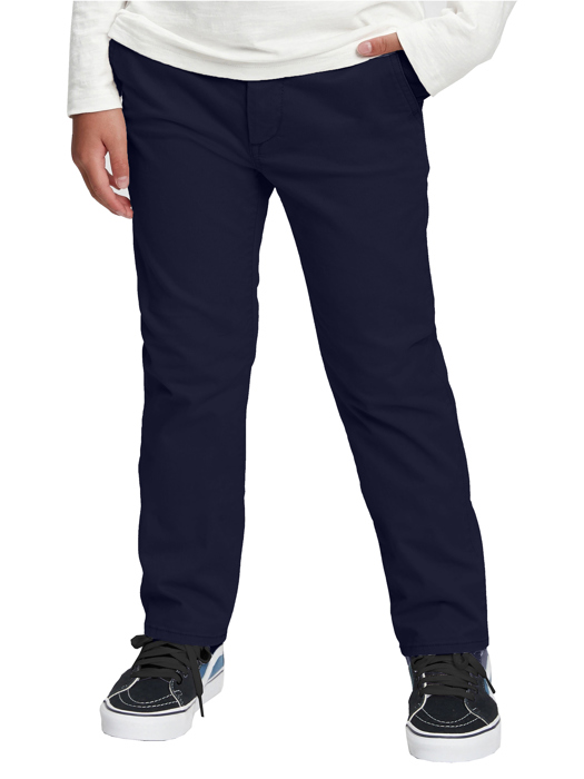 Boy's Stretch Slim Fit School Uniform Chino Pants