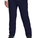 Navy 10 Boy's Stretch Slim Fit School Uniform Chino Pants