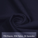 Navy 12 Boy's Stretch Slim Fit School Uniform Chino Pants