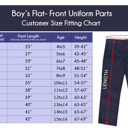 Black 14 Boy's Stretch Slim Fit School Uniform Chino Pants