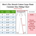  2-Pack Men's Flex-Stretch Cotton Cargo Pants, 31-Inch Inseam - Comfortable and Durable