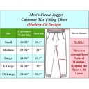 Black & Charcoal & Grey Small 3-Pack Mens Slim Fit Fleece Jogger Sweatpants (S-3XL)
