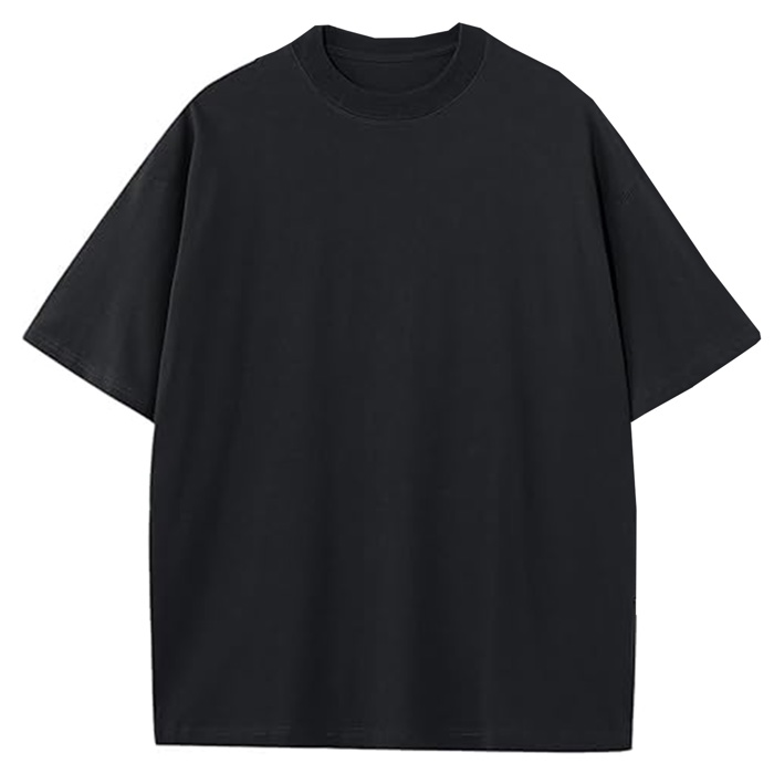 Men's Oversized Heavyweight Cotton Crew Neck Short Sleeve Tshirts Loose Fit Tops (S-3XL)
