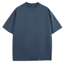 Blue XL Men's Oversized Heavyweight Cotton Crew Neck Short Sleeve Tshirts Loose Fit Tops (S-3XL)