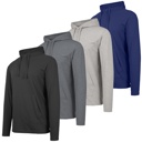 Black & Navy & Charcoal XL 3-Pack Men's Cotton Lightweight Casual Pullover Drawstring Hoodie With Pocket