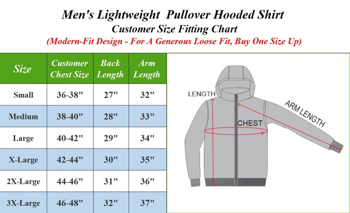 3-Pack Men's Cotton Lightweight Casual Pullover Drawstring Hoodie With Pocket